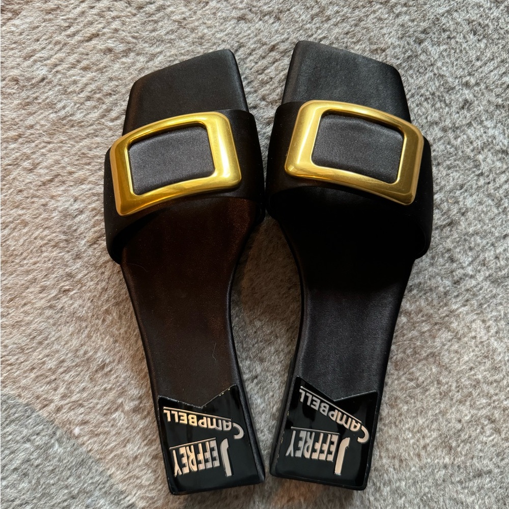 Jeffrey Campbell Minna Sandals in Black